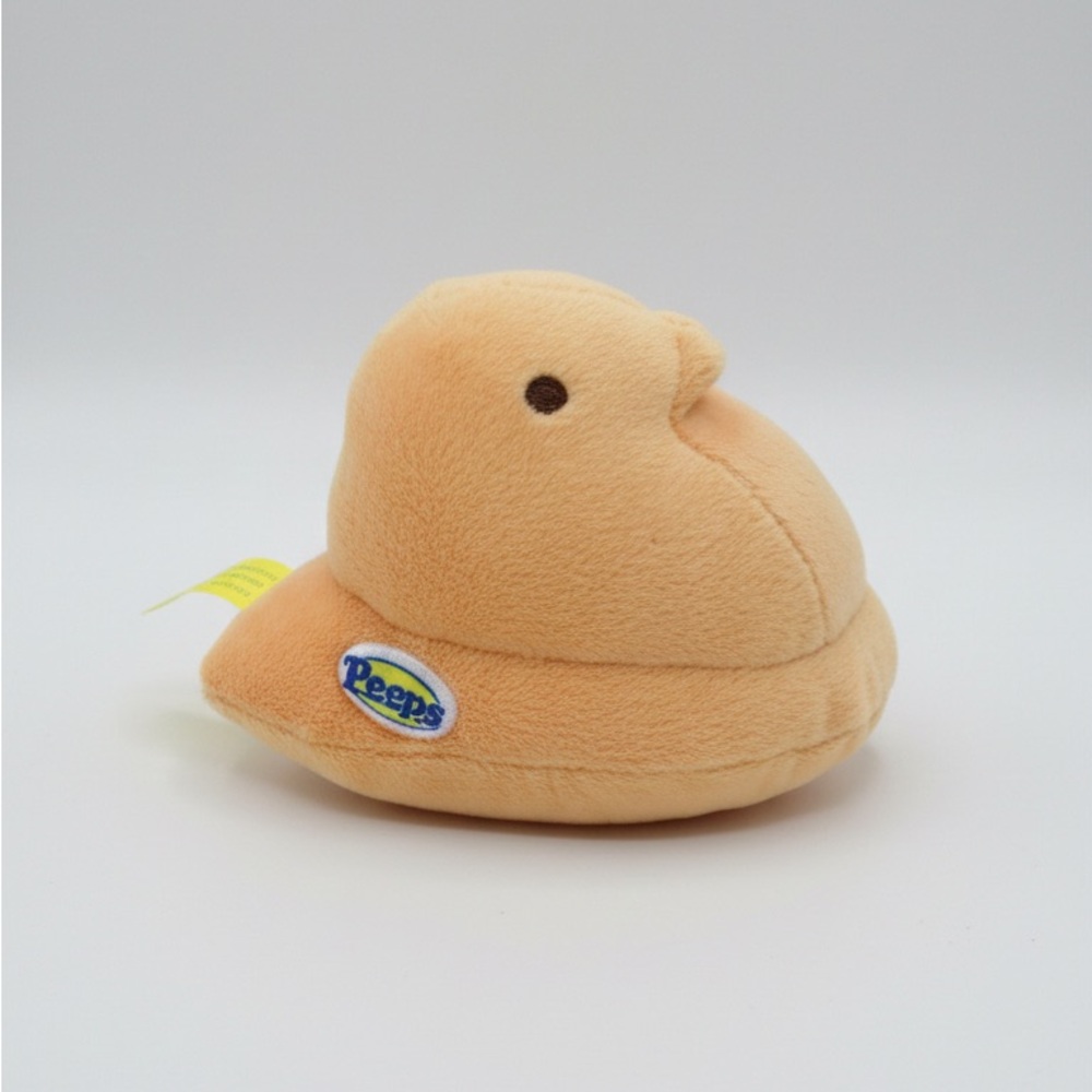 Peeps Just Born Orange Marshmallow Chick Retired Plush Stuffed Toy 2014 5”